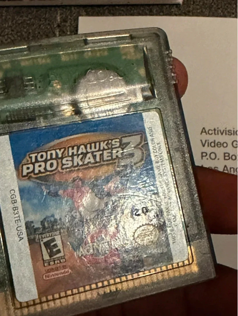 Tony Hawk Pro Skater 3 for Nintendo Gameboy Color